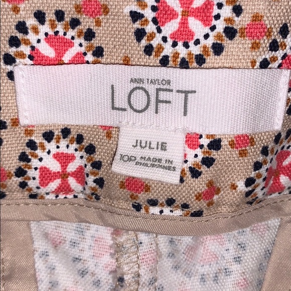 Loft Riviera Patterned Pants - Picture 4 of 5